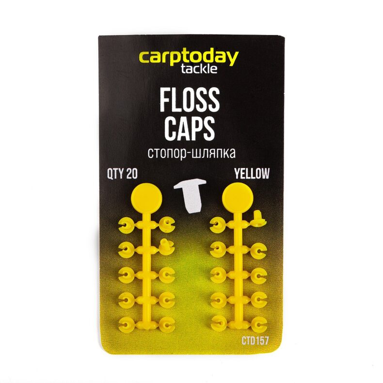 Стопоры со шляпкой Carptoday Tackle Floss Caps для карповых оснасток — купить в CARPshop