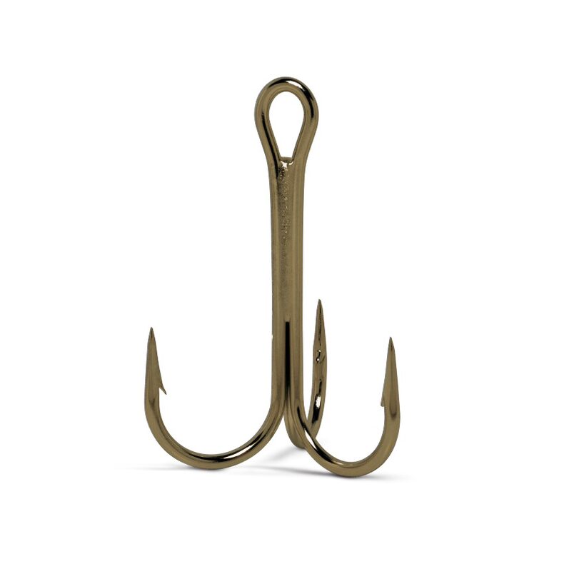 Крючок тройной VMC 9649 BZ бронза №4/0 для сомовой рыбалки — CARPshop
