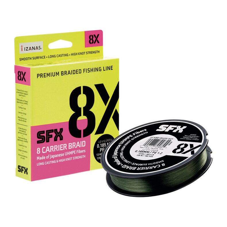 Леска плетеная SFX 8X желтая 135м 0.104мм 5кг PE 0.4 Sufix для карповой рыбалки — CARPshop
