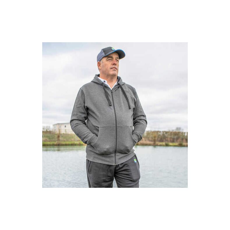 Мужская кофта на молнии Preston Grey Hoodie M — фото 4 — CARPshop