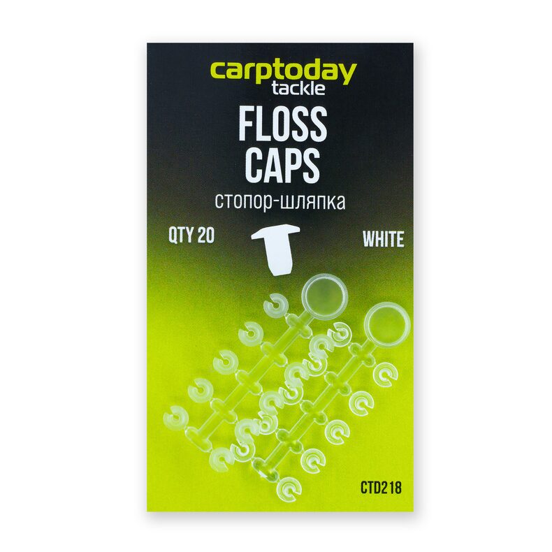 Стопоры со шляпкой Carptoday Tackle Floss Caps для карповых оснасток — CARPshop