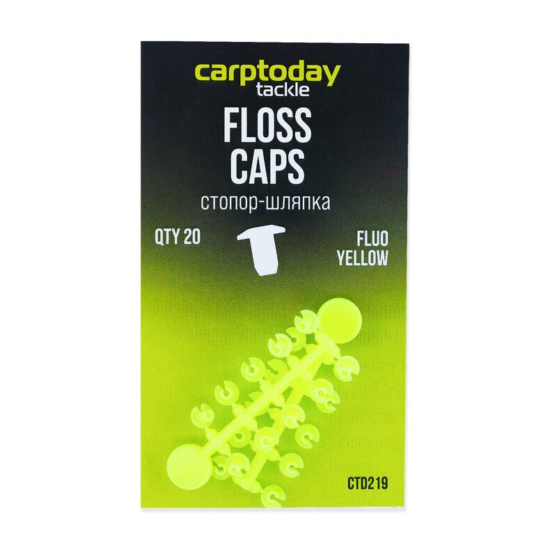 Стопоры со шляпкой Carptoday Tackle Floss Caps для карповой рыбалки — CARPshop