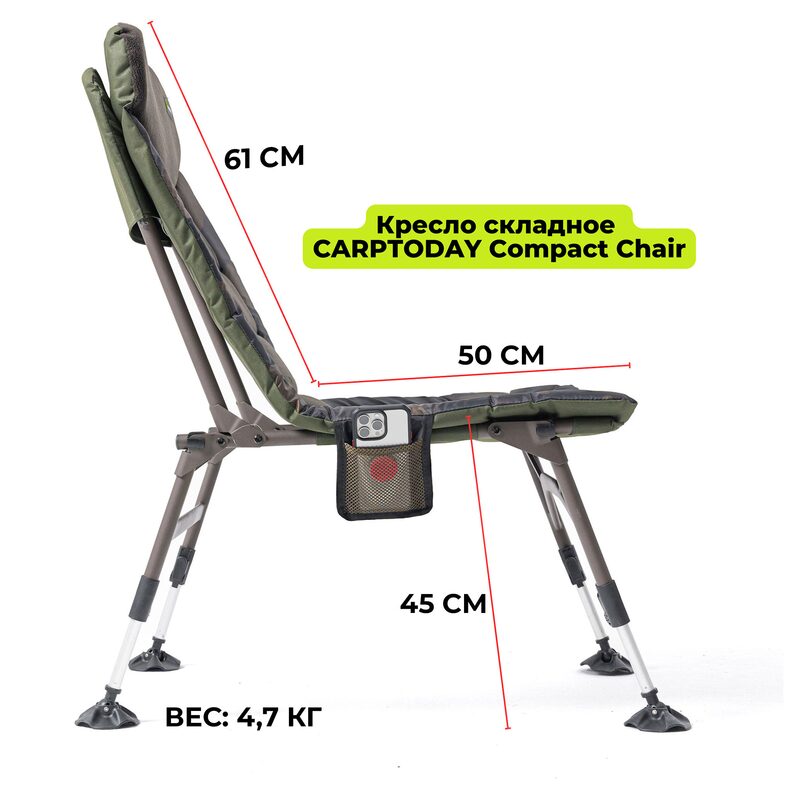 Кресло складное CARPTODAY Compact Chair — фото 21 — CARPshop