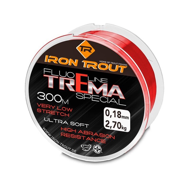 Леска IRON TROUT TREMA Special 0,18mm для форелевой рыбалки — CARPshop