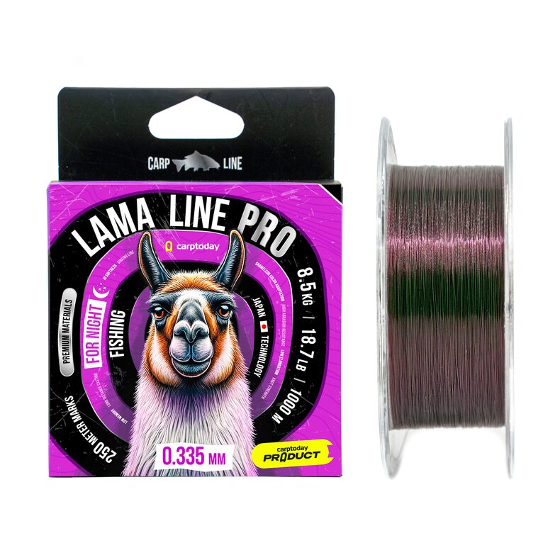 Леска карповая Carptoday Lama Line Pro 1000м карповая рыбалка — CARPshop