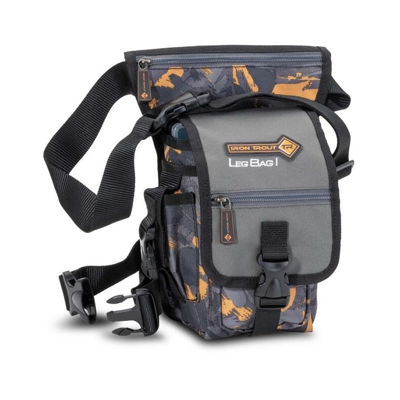 Сумка с коробкой на пояс IRON TROUT Leg Bag I для форелевой рыбалки — CARPshop
