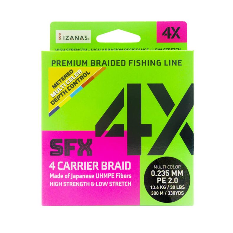 Плетеный шнур Sufix SFX 4X для ловли карпа 0.235 мм — купить в CARPshop