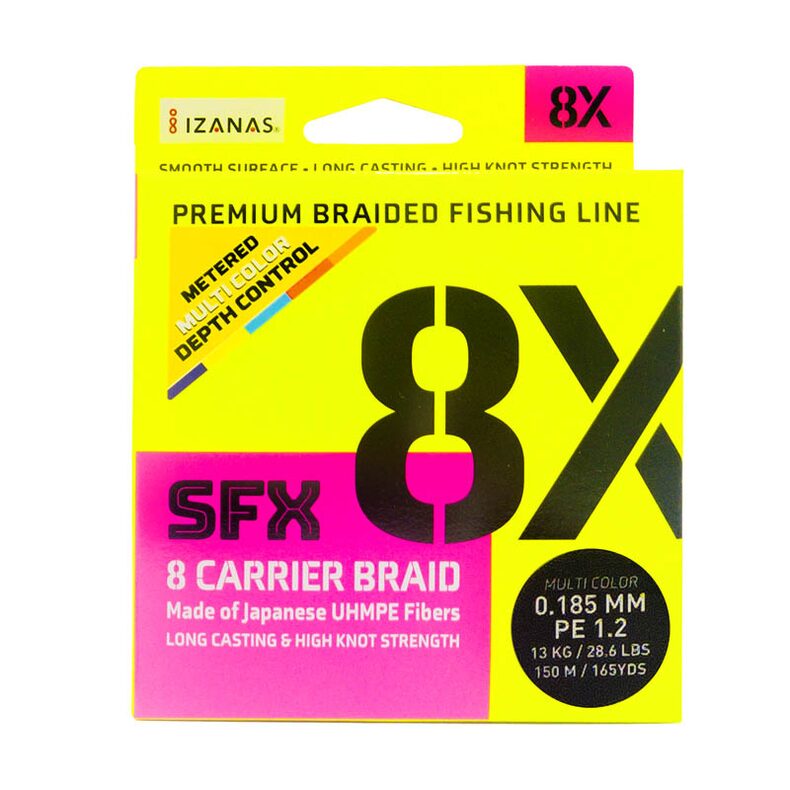 Плетеная леска Sufix SFX 8X для ловли карпа 0.185 мм — купить в CARPshop