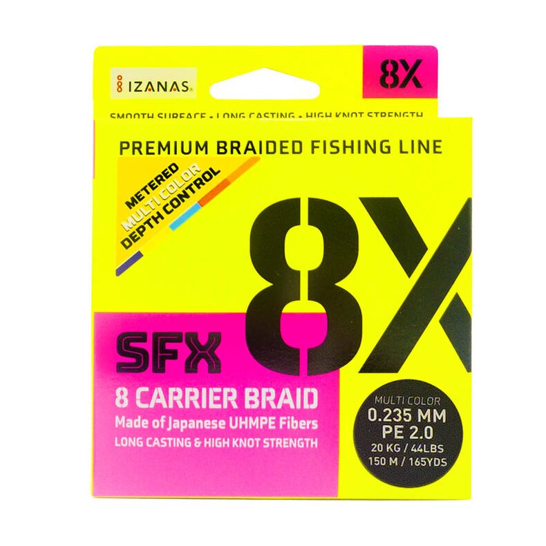 Карповая плетеная леска Sufix SFX 8X 0.235 мм 20 кг — купить в CARPshop