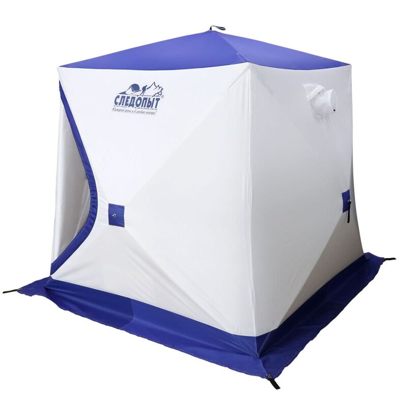 Палатка зимняя куб трехслойная СЛЕДОПЫТ Эконом — фото 3 — CARPshop