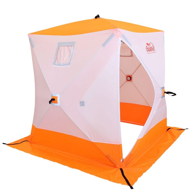 Палатка зимняя куб однослойная СЛЕДОПЫТ Oxford 210D PU1000 — фото 2 — CARPshop