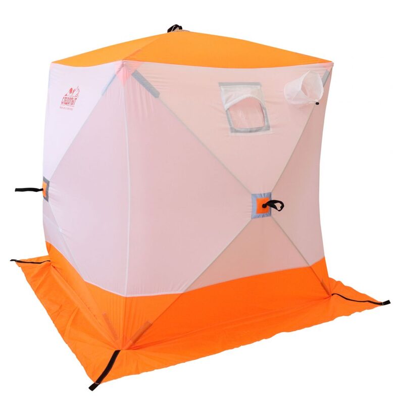 Палатка зимняя куб однослойная СЛЕДОПЫТ Oxford 210D PU1000 — фото 3 — CARPshop