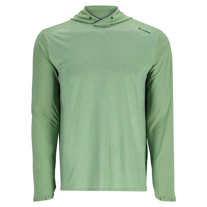 Термофутболка с капюшоном SIMMS SolarFlex Hoody Field Heather для карпфишинга — CARPshop