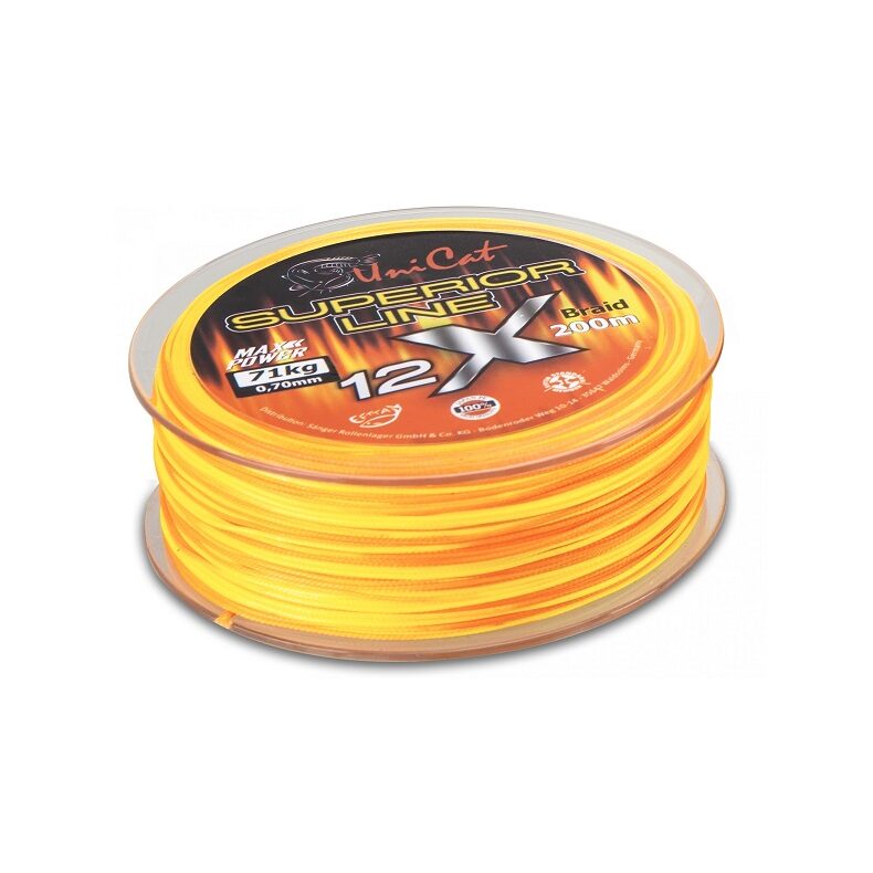 Леска плетеная UNI CAT SUPERIOR 12-X Line - 200m / 0.70mm / 71kg — фото 2 — CARPshop