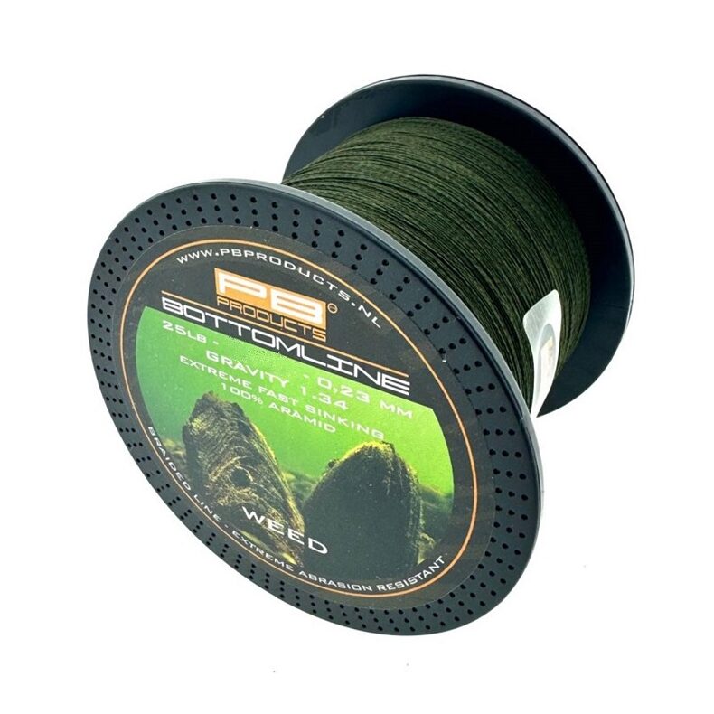 Леска плетеная PB PRODUCTS BOTTOM LINE 500m Weed для карпфишинга купить в CARPshop