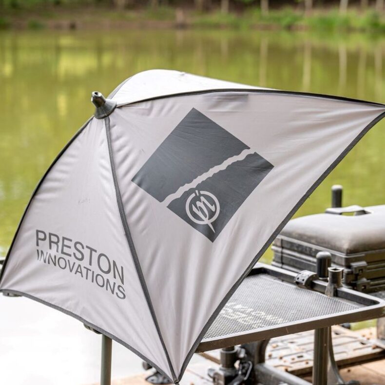 Зонт для столика PRESTON Grey Bait Brolly — фото 3 — CARPshop