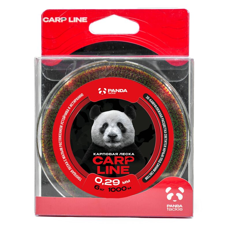 Леска карповая PANDA Tackle Carp Line 3D Camo — фото 2 — CARPshop