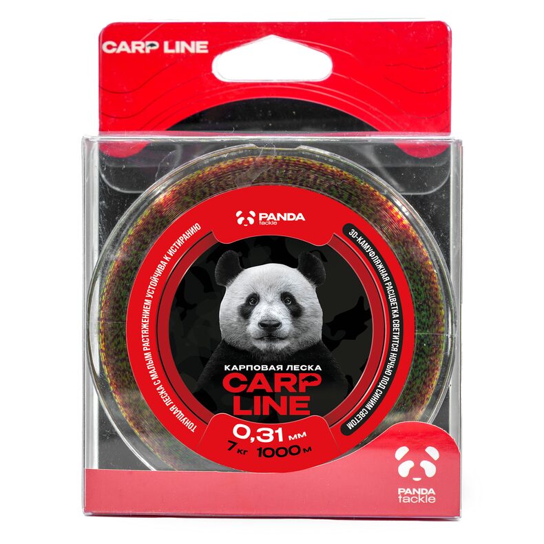 Леска карповая PANDA Tackle Carp Line 3D Camo — фото 2 — CARPshop