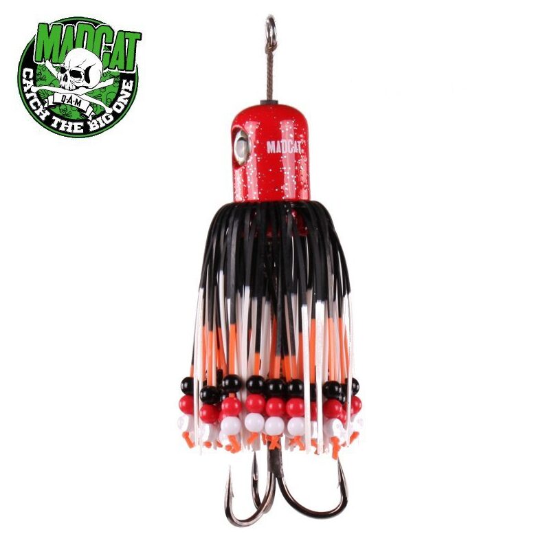 Блесна вертикальная MADCAT CLONK TEASER №2/0 100g RED для сомовой рыбалки — CARPshop