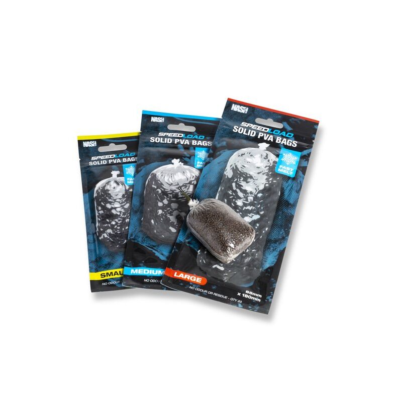 Мешки ПВА быстро растворимые NASH Speedload Solid PVA Bags Fast Melt — фото 3 — CARPshop