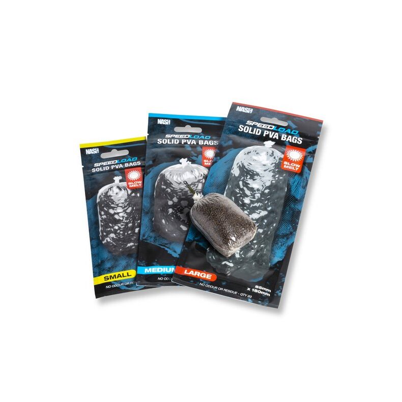 Мешки ПВА медленно растворимые NASH Speedload Solid PVA Bags Slow Melt — фото 3 — CARPshop