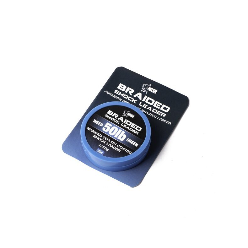 Шок-лидер плетёный NASH Braided Shock Leader для ловли карпа купить в CARPshop