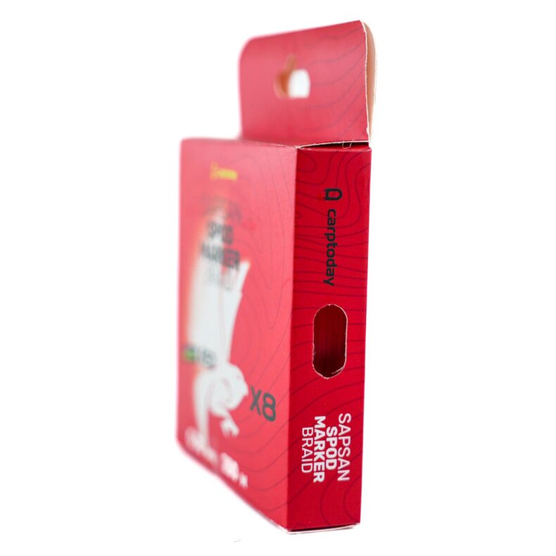 Плетёный шнур для прикормочных ракет Carptoday Sapsan Spod & Marker Braid Red 0. — фото 5 — CARPshop