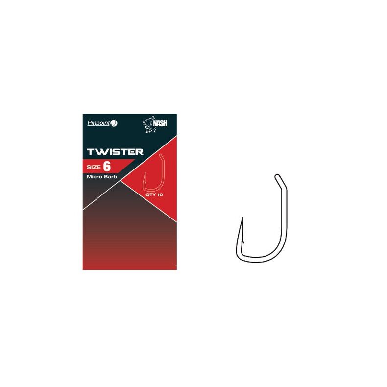 Крючки NASH Twister для карповой рыбалки — CARPshop