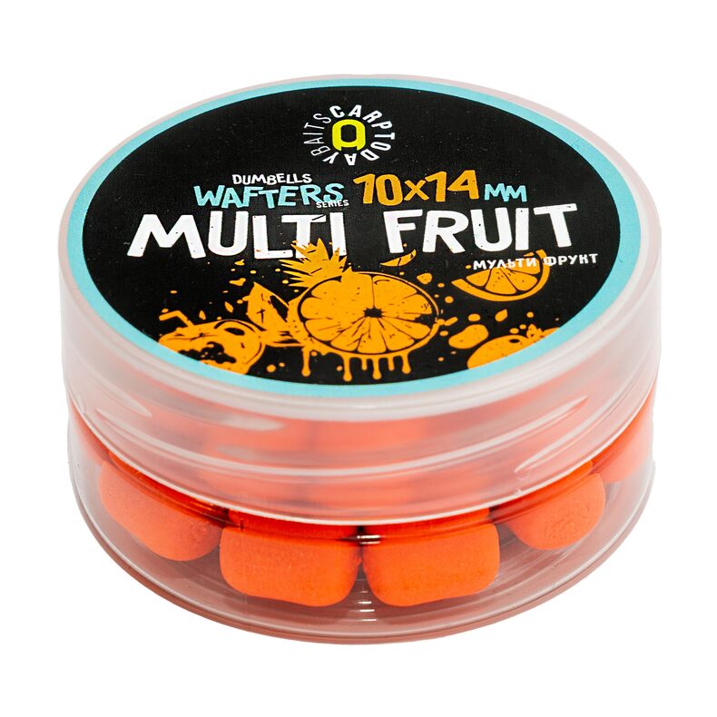 Вафтерсы Wafters Multi Fruit (Мульти Фрукт) 10х14мм карпфишинг — CARPshop