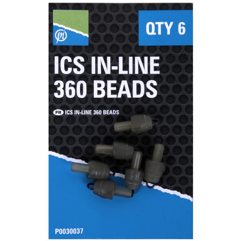 Отбойная бусина с быстросъёмом PRESTON ICS In-Line 360 Beads для фидерной рыбалки — CARPshop