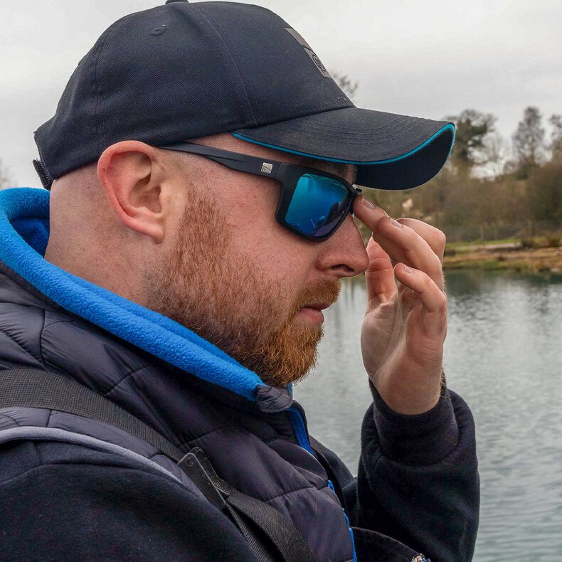 Очки PRESTON Inception Wrap Sunglasses Ice Blue Lens — фото 7 — CARPshop