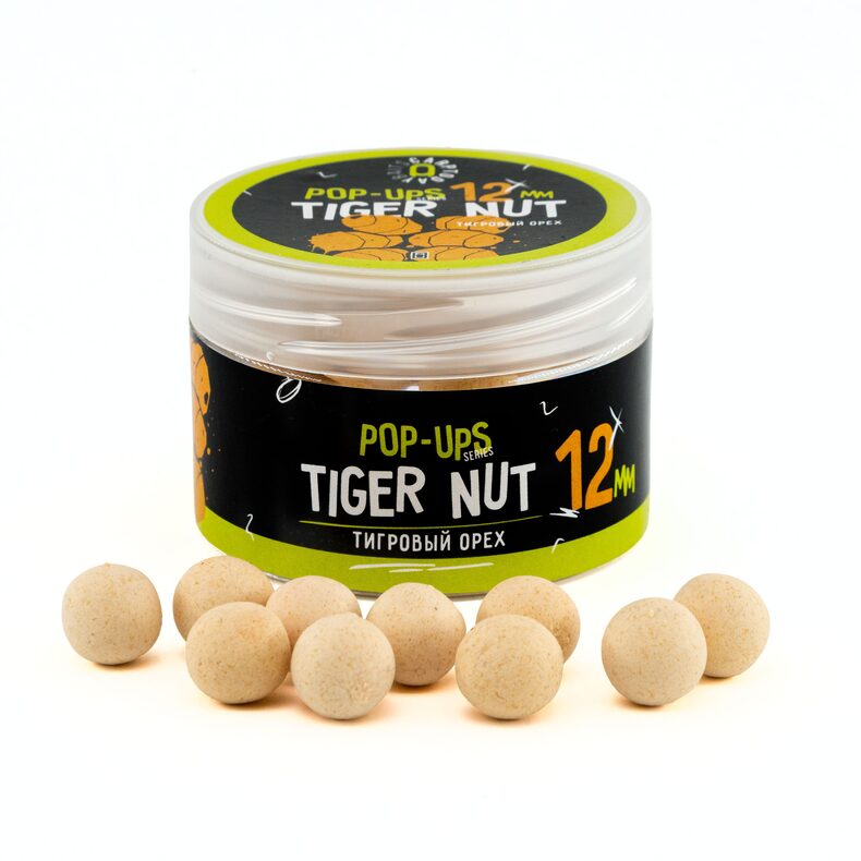 Бойлы плавающие Carptoday Baits Pop Ups Тигровый Орех 12мм для карповой рыбалки — CARPshop