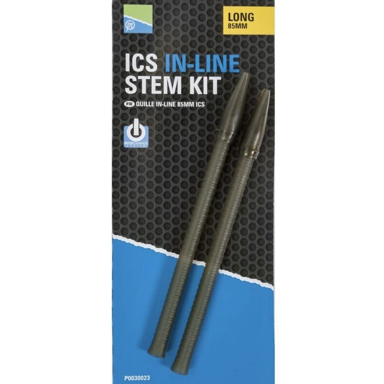 Хвостовики PRESTON ICS In-line Stem Kit Long 85mm для матчевой ловли — CARPshop