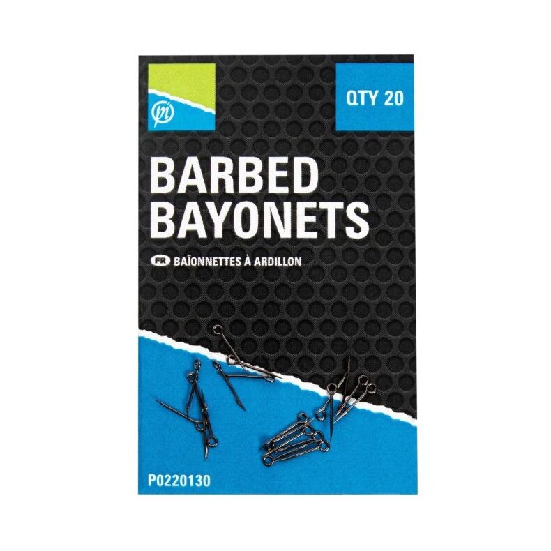 Крепления для насадок PRESTON Barbed Bayonets для матчевой ловли купить в CARPshop