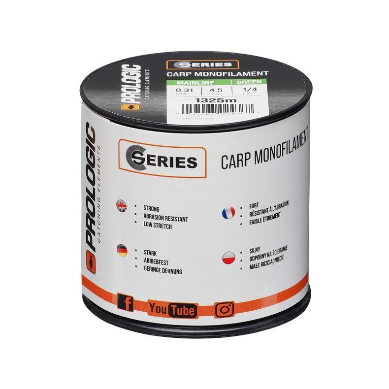 Леска PROLOGIC C-SERIES MONO - 0.40mm / 755m / 8.2kg - GREEN — фото 2 — CARPshop