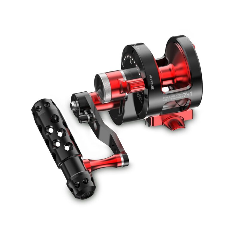 Катушка силовая UNI CAT DARKSIDE 2-Speed LH-6002 для сомовой рыбалки — CARPshop