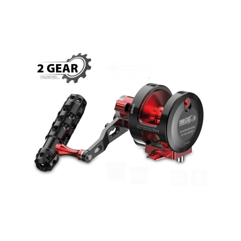 Катушка силовая на сома UNI CAT DARKSIDE 2-Speed LH-6002 — фото 2 — CARPshop