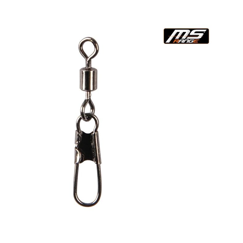 Вертлюг с карабином MS RANGE Japanese Swivel №14 для фидерной рыбалки — CARPshop