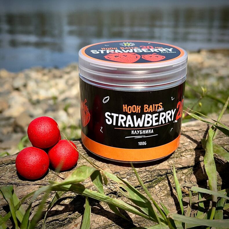 Бойлы насадочные Carptoday Baits Strawberry (Клубника) 20мм — фото 5 — CARPshop