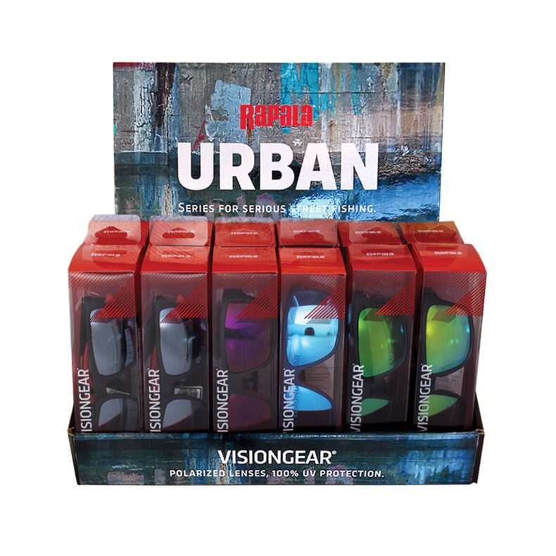 Стенд RAPALA Urban с очками 282A 287A 293A для карповой рыбалки — CARPshop