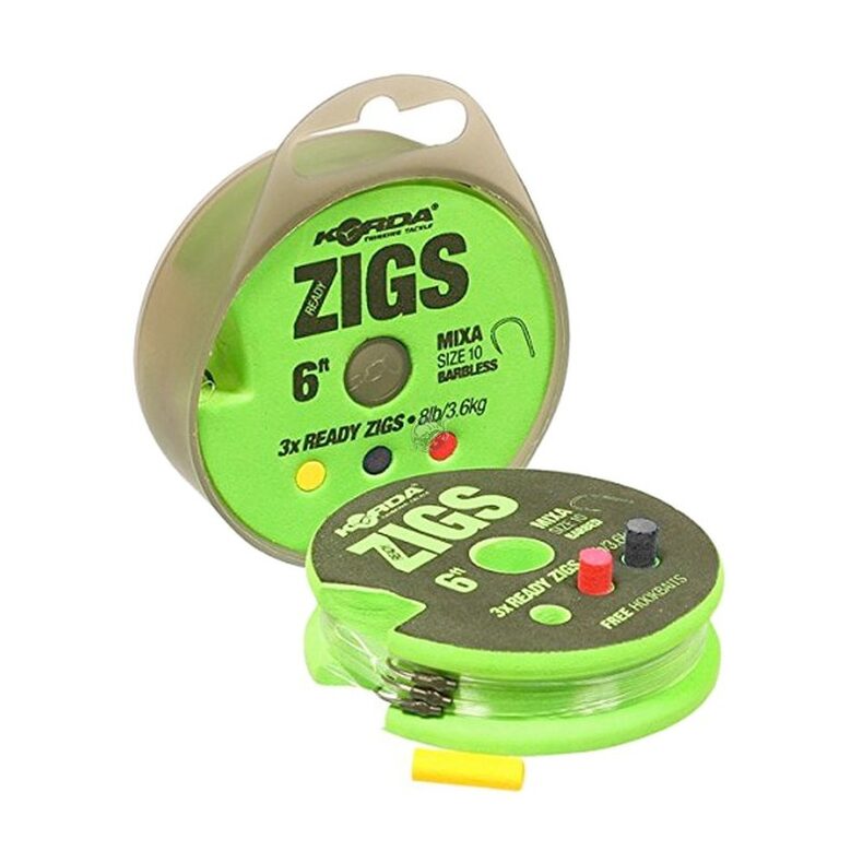 Зиг-риг Korda Ready Zigs — оснастка для карповой рыбалки, карпфишинг — CARPshop