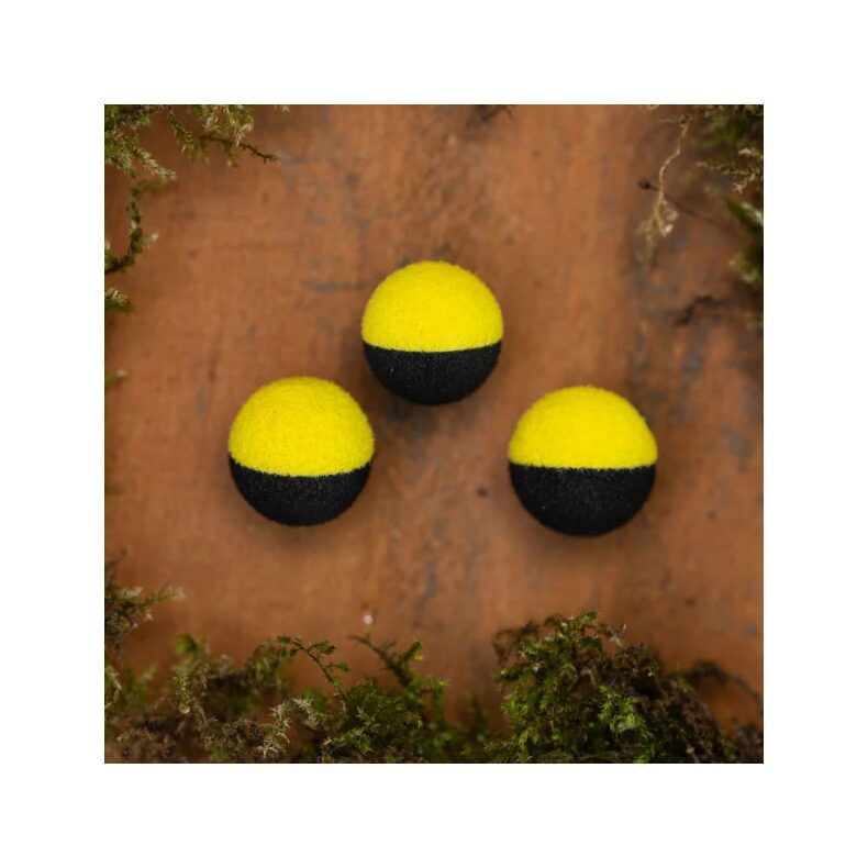 Плавающие насадки PB Products Zig Boilie - 12mm - Black/Yellow - 6шт.