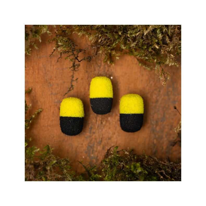 Плавающие насадки PB Products Zig Dumbell - 8mm - Black/Yellow - 8шт.