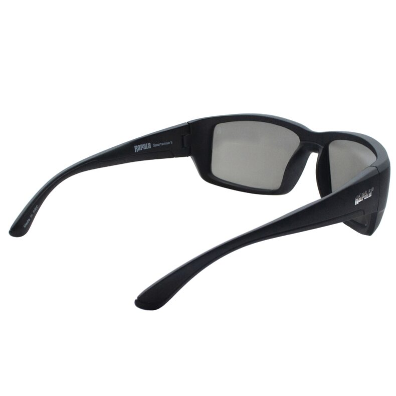 Очки поляризационные RAPALA Amberjack Matte Black Silver Mirror