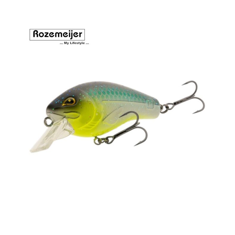Воблер ROZEMEIJER CRAZY CRANK Floating - 6cm - 13g / 0.8 - 1.2m / Yellow Cheek — купить в интернет-магазине CARPshop