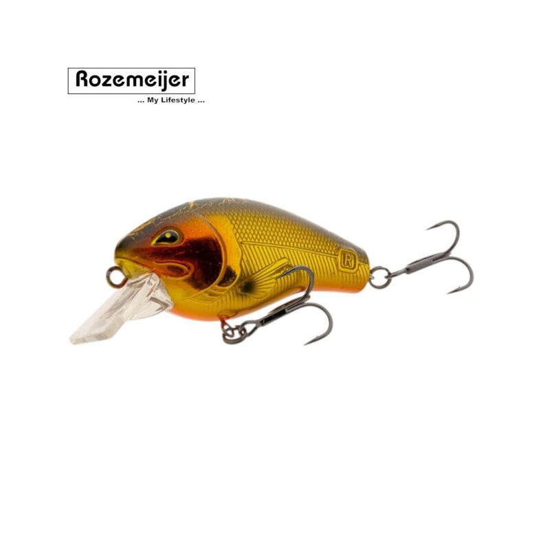 Воблер ROZEMEIJER CRAZY CRANK Floating - 6cm - 13g / 0.8 - 1.2m / Kinky Gold — купить в интернет-магазине CARPshop