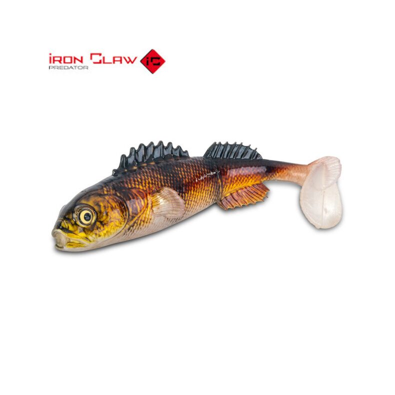 Виброхвост Iron Claw 3D Clone Goby Grundel 8cm Dark Camou для карповой рыбалки — CARPshop
