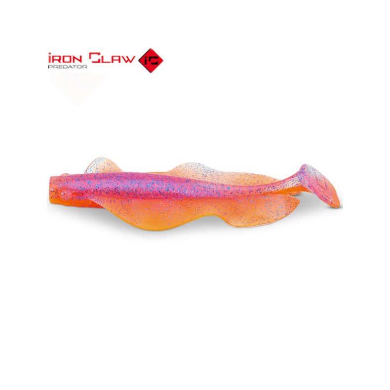 Силиконовая приманка плавающая Iron Claw Wave Glider 13cm UV Blue Back Orange для ловли карпа купить в CARPshop