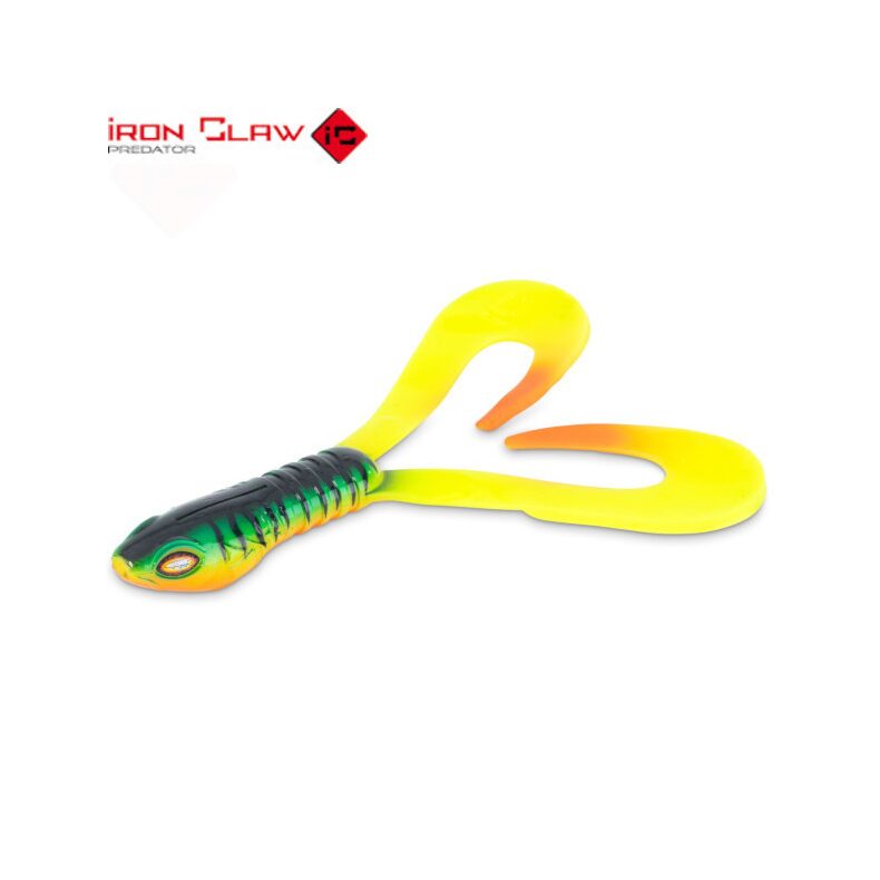 Твистер Iron Claw TURBO X-TAIL 8cm UV Fire Tiger для карпфишинга — купить в CARPshop