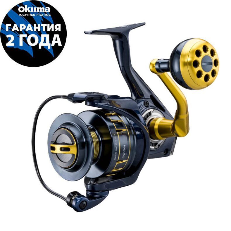 Катушка Okuma Salina 5000H Spinning High-Speed 5.8:1 для спиннинговой рыбалки — CARPshop